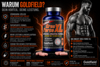 Goldfield Crea Force XL – Creatin Booster für Kraft & Leistung (60 Kapseln)