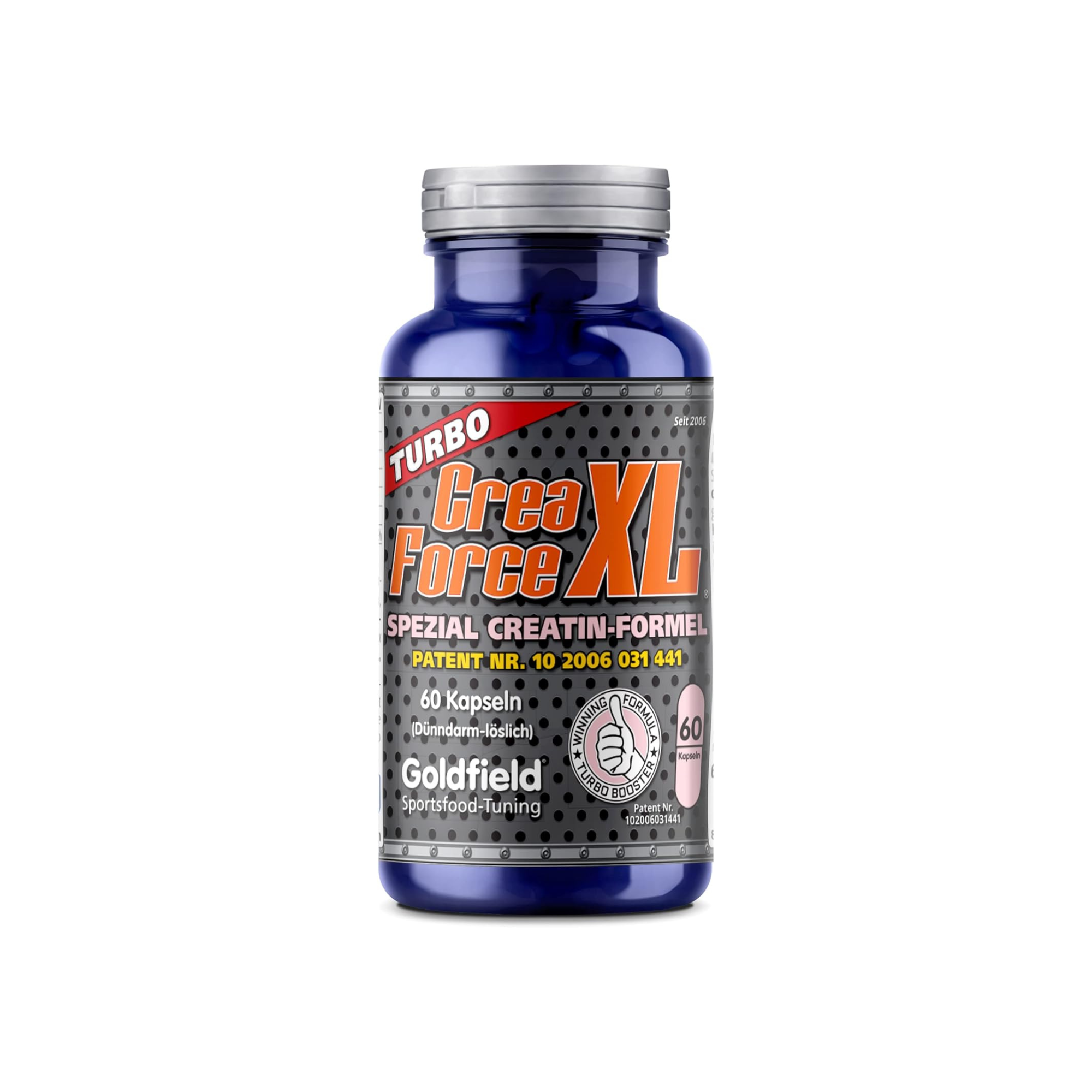 Goldfield Crea Force XL – Creatin Booster für Kraft & Leistung (60 Kapseln)