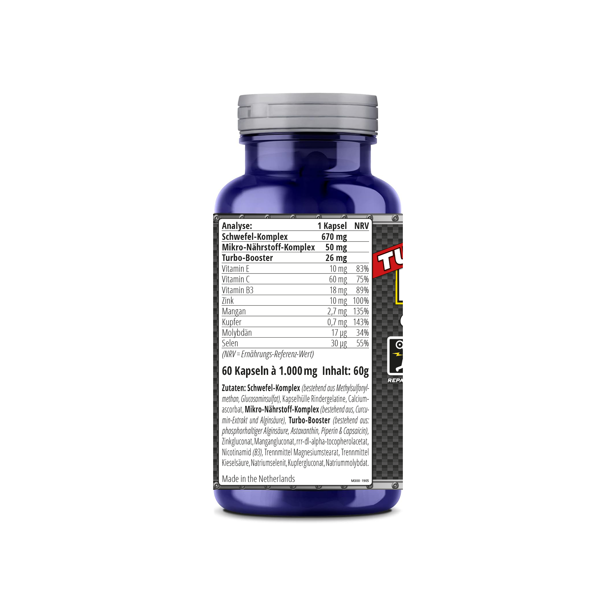 Goldfield MSM Plus – Gelenk & Knorpel Support mit MSM (60 Kapseln)