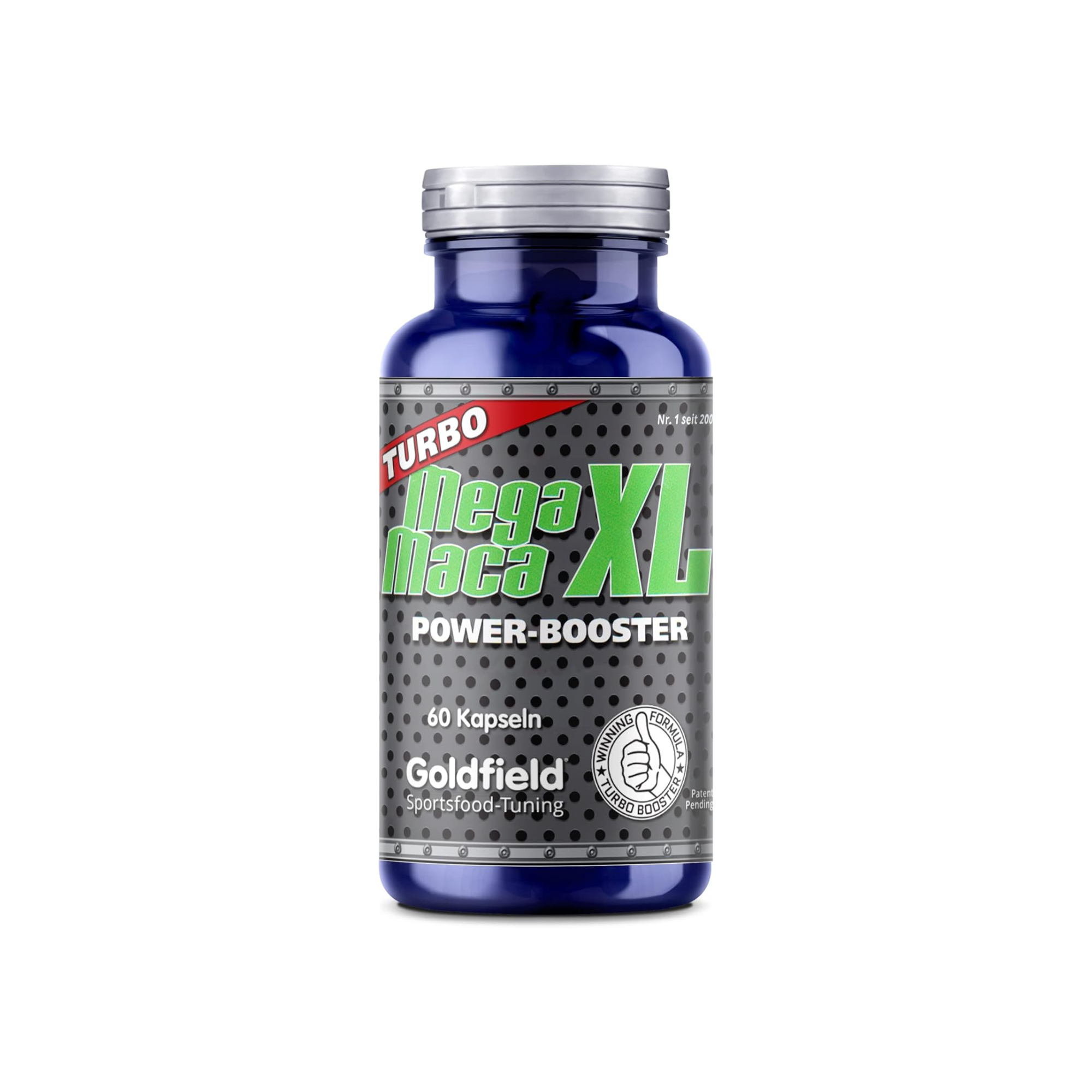Goldfield Mega Maca XL – Maca Power Booster für Energie & Vitalität (60 Kapseln)