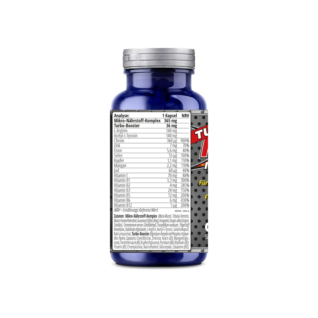 Goldfield Turbo Red Devil – Pre-Workout Booster (60 Kapseln)