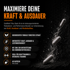 Goldfield Tribu Stack III – Tribulus Terrestris Booster für Kraft & Muskelaufbau (60 Kapseln)